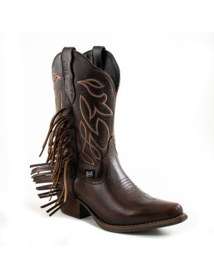 BOTA JUSTIN PIEL DE RES BRUSH JB5596