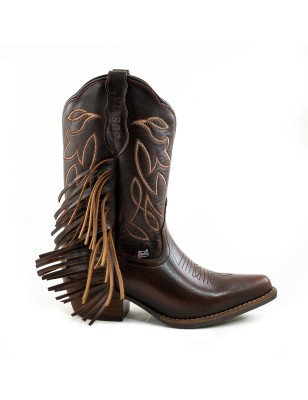 BOTA JUSTIN PIEL DE RES BRUSH JB5596