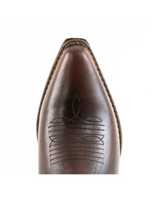 BOTA JUSTIN PIEL DE RES BRUSH JB5596