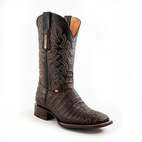 BOTA BIG BULL PIEL GRABADA TIPO COCODRILO 5100 51758 OMAR
