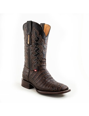 BOTA BIG BULL PIEL GRABADA TIPO COCODRILO 5100 51758 OMAR