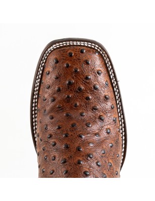 BOTA BIG BULL PIEL GRABADA TIPO AVESTRUZ AFRICANA 5100 51903 OMAR