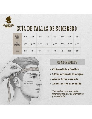 TEXANA CASIMIRO WEST HORMA RAIDER PELO DE CONEJO EXTRA FINO